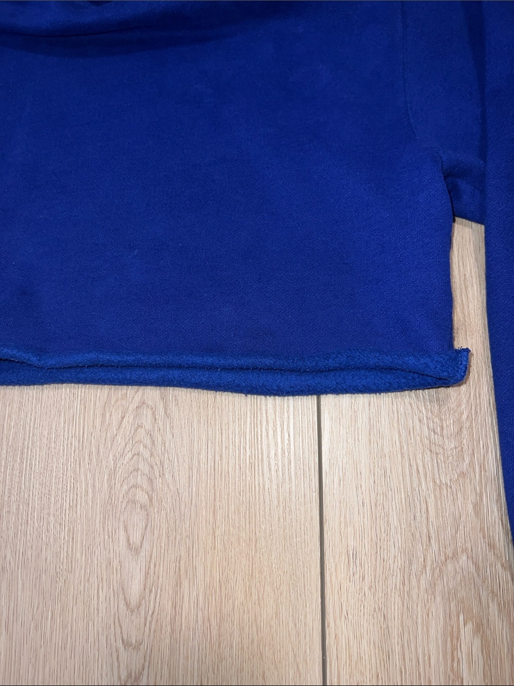 Vintage TNA Royal Blue Cropped Hoodie - Picture 6 of 15